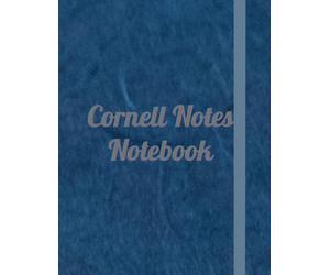 Cornell Notes Notebook: 8.5 x 11 - 200 pages Cornell Style Note Taking Notebook for Students and Teachers with Simple Black Cover. College Ruled Composition Paper for Taking Notes