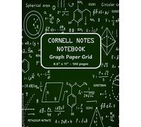 Cornell Notes Notebook: Graph Paper Grid. 100 Pages, 8.5” x 11”.: Notetaking system for science, math, architecture and engineering students.