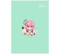 Cornell Ruled Notebook: Cornell Notes, 110 Pages, 8.27 X 11.69 Inches, A4, Izuna Pink Hair No Game No Life Notebook Cover.