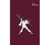 Cornell Sketchbook: 110+ Pages, Cornell Notes, (6 X 9 Inches) Large, Rurouni Kenshin Wandering Samurai Manga Pink Design Cover.