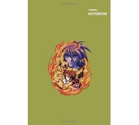 Cornell Sketchbook: Cornell Notes, 110 Pages, (6 X 9 Inches) Large, Manga Rurouni Kenshin Wandering Samurai Notebook Cover.