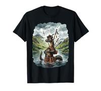 Cornemuse écossaise du Loch Ness Monster T-Shirt