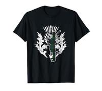Cornemuse écossaise sur chardon écossais style vintage grunge T-Shirt