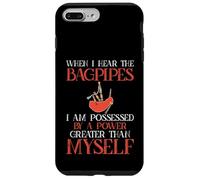 Cornemuse Humour Possédée par Great Power Cornemuse Coque pour iPhone 7 Plus/8 Plus
