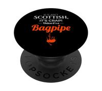 Cornemuse Instrument Scotland Cornemuse écossaise drôle PopSockets PopGrip Adhésif