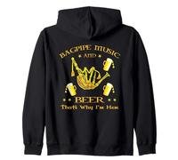 Cornemuse Musicale Musicale avec Cornemuse Sweat à Capuche