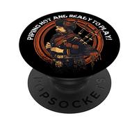 Cornemuseur Musique de Cornemuse Bagpipes Écosse Cornemuse PopSockets PopGrip Adhésif