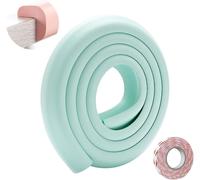 Corner And Edge Protection For Babies,2 M/6.6 Ft Corner Furniture Edge Protectors L-Shaped With Strong Adhesive Tape,Edge Protectors (Light Green)