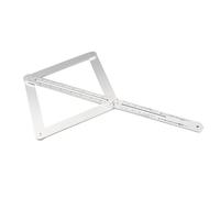 Corner Angle Finder Détecteur d'angle, Outil de Recherche d'Angle, Reliques de Plafond, Outil d'Artefact Rapporteur Carré Règle de Mesure d'Angle d'Onglet Portable en Alliage d'Aluminium