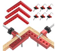 Corner Clamps For Woodworking - Aluminum Alloy Corner Clamps Precision | 90 Degree Aluminum Alloy Right Angle Framing Jig | Positioning Squares,for Woodworking Drawers Cabinets Boxes Picture Frames