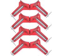 Corner Clamps for Woodworking Set of 4, 90 Degree Right Angle Clamp for Wood Welding Jig Picture Photo Frame, Adjustable DIY Hand Carpenter Tool