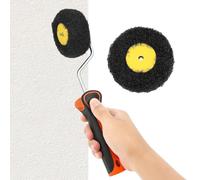 Corner Paint Roller Inside Outside Edging Brush with Frae | Corner Edger Paint Roller Kit for Homeowners Enthusists Beginners Construction Wall Refurbishing