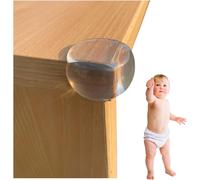 Corner Protection For Table And Furniture (12 Pieces),Children's And Baby Cupboard - Transparent And Flexible Adhesive Pvc Safety Protector That Protects Every Corner