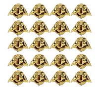 Corner Protector Box Corner Protector Furniture Corner Protection Retro Look Elegant Durable Unique Design for Furniture Decoration and Protection Plastic 20Pcs 28mm x 22mm (Yellow)