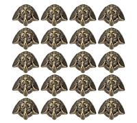 Corner Protector Box Corner Protector Furniture Corner Protection Retro Look Elegant Durable Unique Design for Furniture Decoration and Protection Plastic 20Pcs 28mm x 22mm (Bronze)