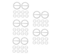 Corner Silk Fixed Buckle Thread Fashion Scarf Country Clothes Hanger Dog Cage Storage Cabinet Product Decoration Plastic Silver