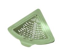 Corner Sink Drainer Basket - Silicone Kitchen Storage Rack and Sponge Holder, Flexible Sink Drain Strainer for Trash, Food Waste, Leftovers, Fruits and Vegetables, Lightweight 105g Design