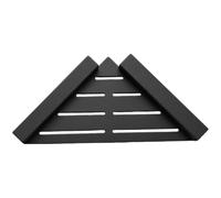 Corner Sink Drying Rack - Triangular Rust-Resistant Metal Storage Organizer