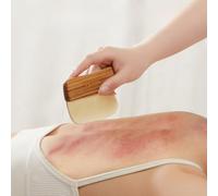 Cornes de buffle naturelles faites à la main Outil Guasha pour le visage, le corps et la tête, planche à gratter de massage