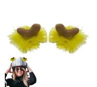 Cornes de cerf en peluche, décoration de Noël en peluche - Jolies décorations pour le snowboard, la moto, le ski, le vélo, le snowboard