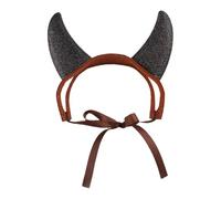 Cornes de diable drôles pour chiens | Chapeau léger et mignon pour chats et chiens | Cadeaux de fête festifs portables avec sangle - Costume d'Halloween pour animaux de compagnie
