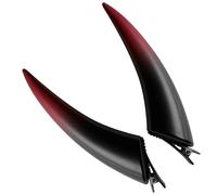 Cornes de diable gothiques, cornes frontales fantômes,Costume de diable pour femmes, casque de Vampire démoniaque - Accessoires de couvre-chef de Costume de Cosplay d'halloween, épingle à cheveux de c