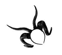 Cornes D'Halloween Cornes De Diable Gothiques Noires DéGuisement D'Halloween Couvre-Chef En Corne De Mouton Cornes De SorcièRe MaléFiques Accessoire De Cheveux D'Halloween Pour Halloween Cosplay DéGui