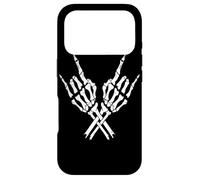 Cornes du Diable Squelette Mains Heavy Metal Musique Rock and Roll Coque pour iPhone 17 Pro