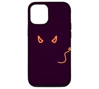 Cornes et Queue de Diable Lumineuses, Design Minimaliste Coque pour iPhone 12/12 Pro