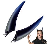 Cornes frontales fantômes, pinces à cheveux cornes du diable,Costume de cornes de diable - Pinces à cheveux, épingle à en pour un look de fête effrayant, cosplay gothique drôle p