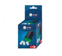 Noris Gobelets à dés avec 6 dés – Plastique, accessoires de jeu pour enfants et adultes