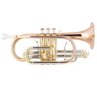 Cornet à Pistons de Trompette Vernis Sib Pavillon en Laiton Doré inc Embouchure