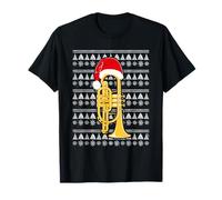 Cornet à Pistons Humour Drôle pour Fierté Brass Band Noël T-Shirt
