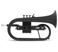 Cornet Bugle à Pistons Perinet Trompette Plastique Sib Noir Mat Embouchure Étui