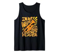 Cornet Cornets I'm Not Weird I'm Just A Cornet Player Débardeur