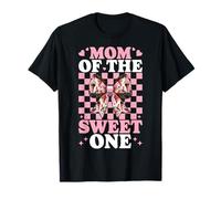 Cornet de crème glacée Anniversaire Coquette Bow Mom of The Sweet One T-Shirt