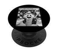 Cornet de crème glacée Dernier Jour d'école Pause d'été drôle Selfie PopSockets PopGrip Adhésif