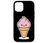 Cornet de crème glacée Kawaii Dessin animé Coque pour iPhone 12/12 Pro