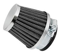 Cornet De Filtre À Air Droit Conique Replay Ã?50mm Chromé Pour Moto Café Racer