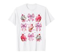 Cornet de Glace Fille Coquette nœud Rose Maman T-Shirt