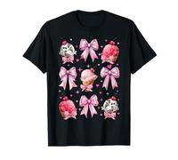 Cornet de Glace Fille Coquette nœud Rose Maman T-Shirt