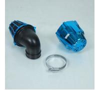 Cornet Filtre à air Ø37mm 90° Polini 203.0117 Dellorto type PHBG racing moto