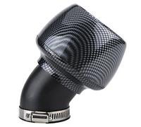Cornet Filtre Air, Filtre à Air de Moto, Nettoyeur de Filtre à Air, à 45 Angles et Collier de Serrage Réglable, Convient à La Plupart des Motos 150cc-250cc, Motos, VTT, Dirt