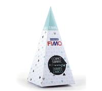 Cornet surprise bleu Fimo cactus 17 x 7 cm kit de modelage