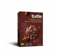 CORNFLAKES CHOCOLAT AU LAIT SANS GLUTEN 250G, TURTLE, UNITÉ