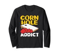 Cornhole Addict Cornhole Player Fun Manche Longue
