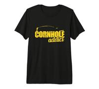 Cornhole Addict Jeu de Temps Libre Hobby T-Shirt Haut de Gamme