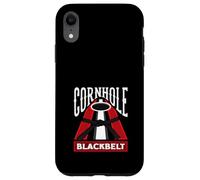 Cornhole Blackbelt Cornhole Lover Maîtrise Fun Coque pour iPhone XR