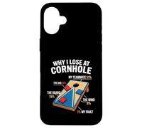 Cornhole C'est drôle de Savoir Pourquoi Je perds à Cornhole Coque pour iPhone 16 Plus