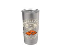 Cornhole Champ Boss Of The Toss Officiel Smack Talking Gobelet isotherme en acier inoxydable double paroi